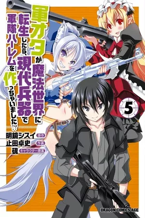 gun-ota-ga-mahou-sekai-ni-tensei-shitara-gendai-heiki-de-guntai-harem-wo-tsukucchaimashita-thumb