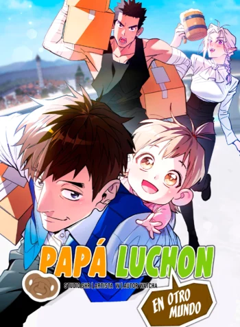 Papá luchón en otro mundo